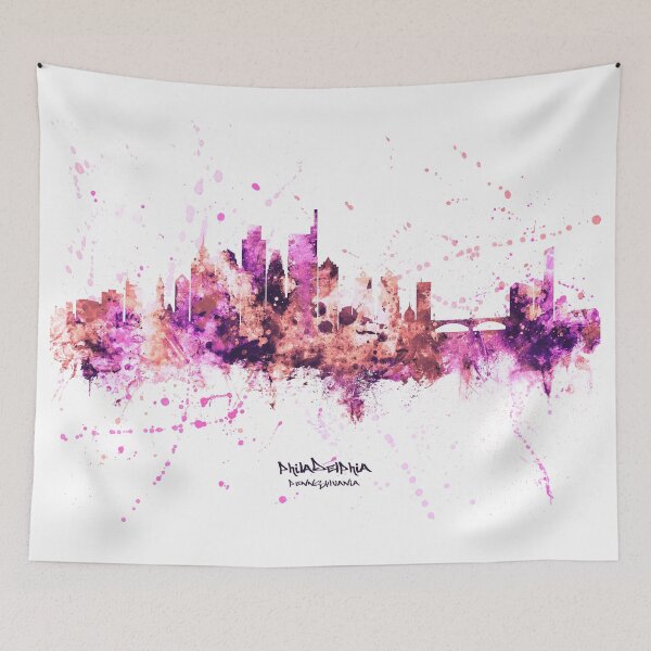 Item preview, Philadelphia Pennsylvania Skyline designed and sold by ArtPrints.
