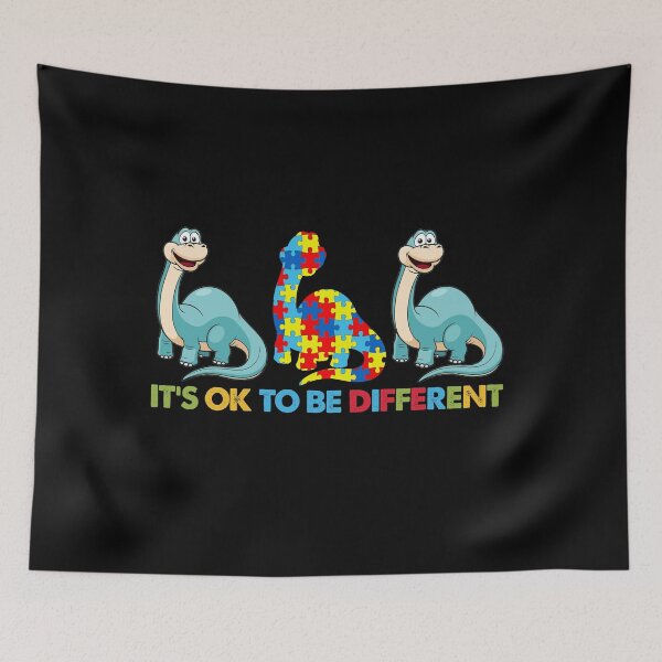 Item preview, It's Ok To Be A Little Different Shirt Autism Awareness Dino designed and sold by nangam257.