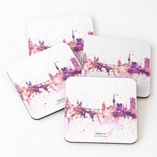 Item preview, Prague (Praha) Czech Republic Skyline designed and sold by ArtPrints.