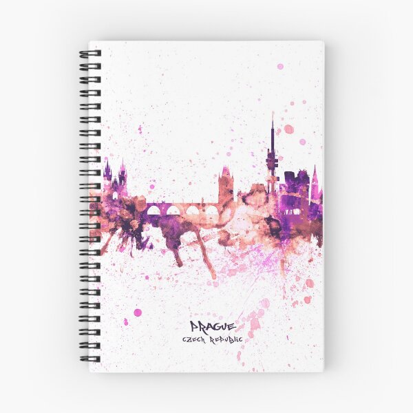 Item preview, Prague (Praha) Czech Republic Skyline designed and sold by ArtPrints.