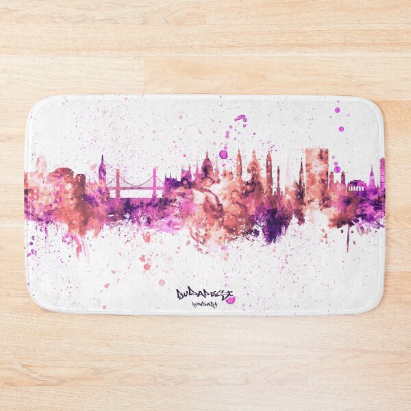 Item preview, Budapest Hungary Skyline designed and sold by ArtPrints.