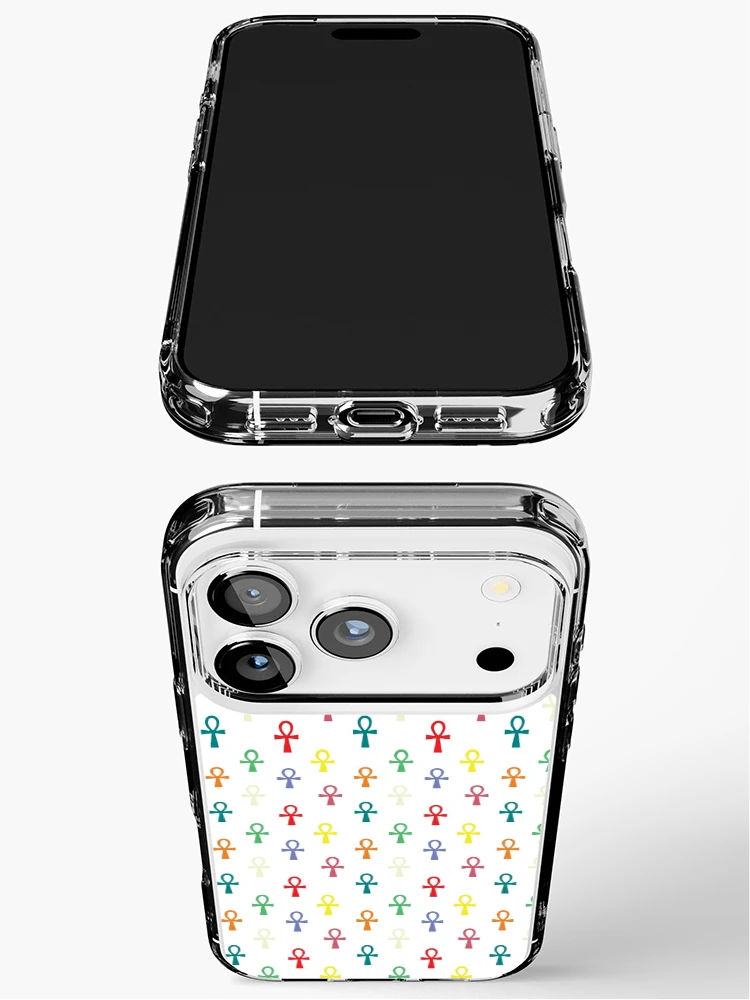 Thumbnail 3 of 5, iPhone Case, Colorful Ankh Pattern designed and sold by LightInTheDark.