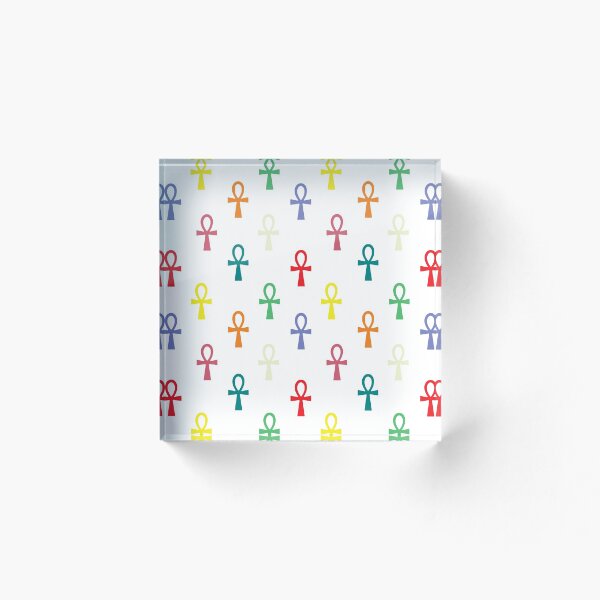 Aperçu de l'œuvre Motif Ankh coloré créée et vendue par LightInTheDark.