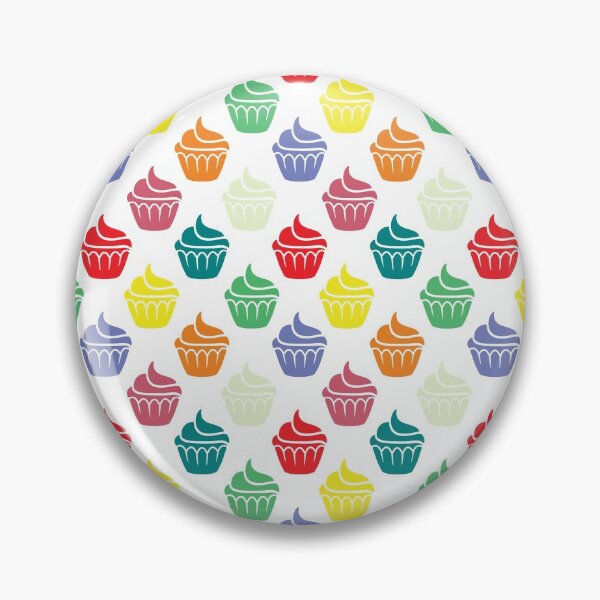 Artikelvorschau, Buntes Cupcake-Muster entworfen und verkauft von LightInTheDark.