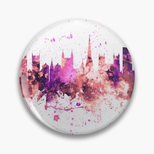 Aperçu de l'œuvre Bristol England Skyline créée et vendue par ArtPrints.
