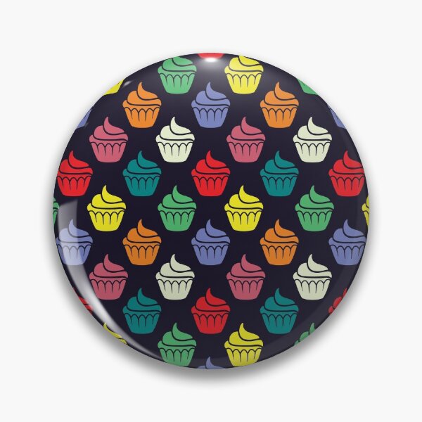 Artikelvorschau, Buntes Cupcake-Muster entworfen und verkauft von LightInTheDark.