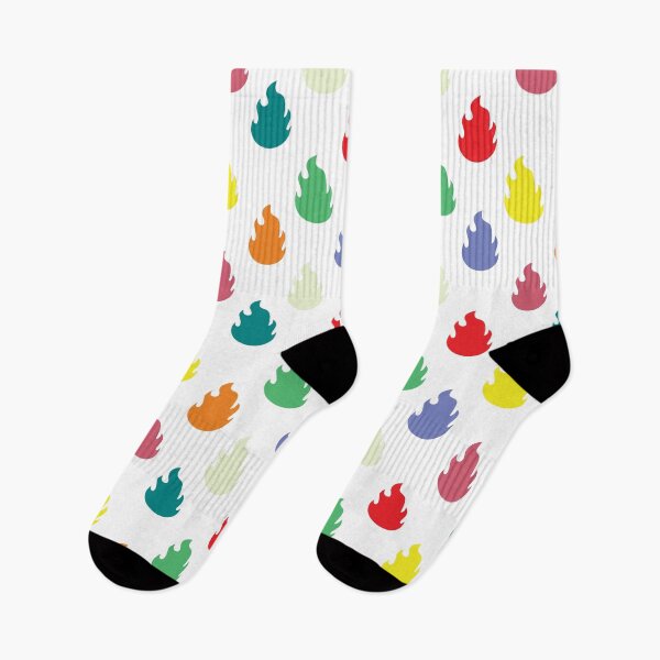 Item preview, Colorful Fire Flame Lit Pattern designed and sold by LightInTheDark.