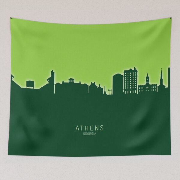 Item preview, Athens Georgia Skyline designed and sold by ArtPrints.