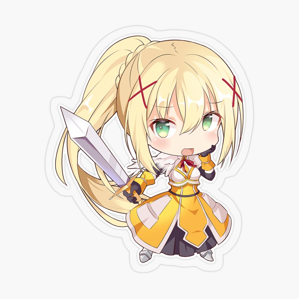 KonoSuba - Darkness Chibi Poster for Sale by baconmastery | Redbubble