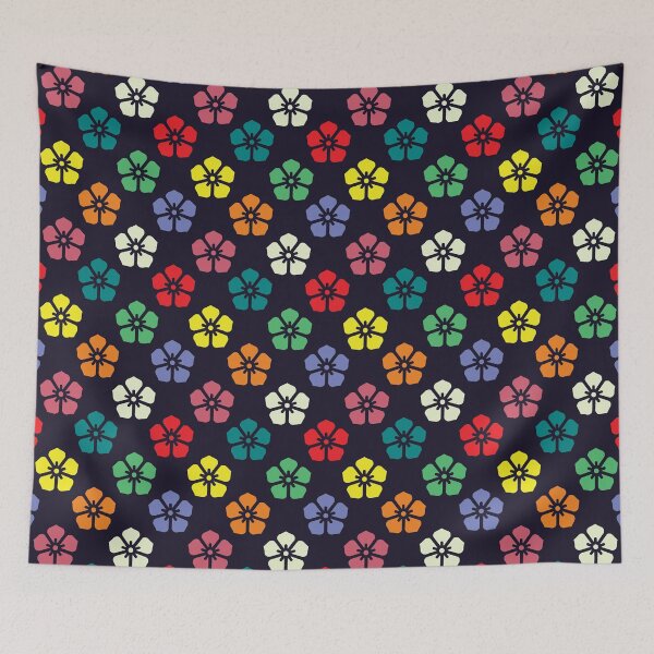 Item preview, Colorful Flower Pattern designed and sold by LightInTheDark.