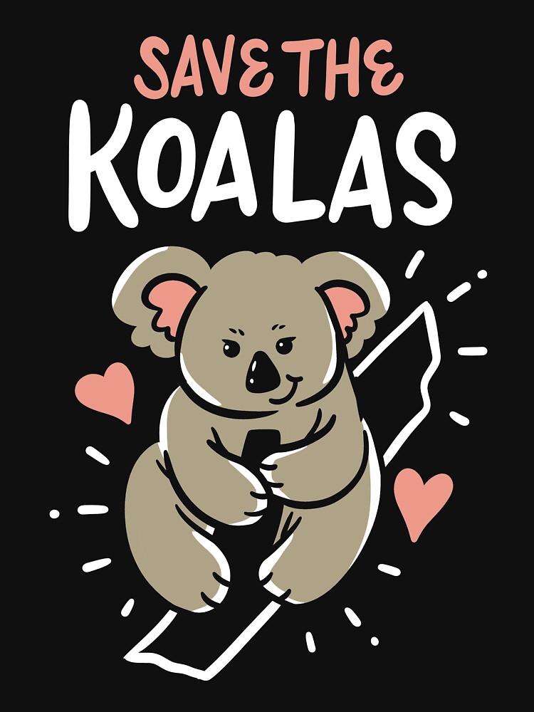 save the koala t shirt