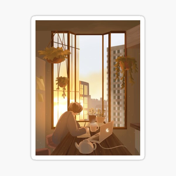 breakfast with the city Sticker