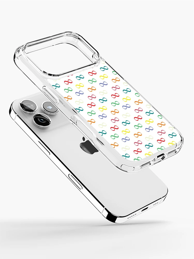 Thumbnail 2 of 5, iPhone Case, Colorful Infinity Eternal Pattern designed and sold by LightInTheDark.