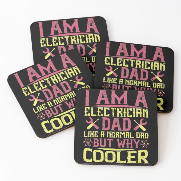 Artikelvorschau, Ich bin ein Elektriker-Vater wie ein normaler Vater, aber viel cooler entworfen und verkauft von GoodVibeDesign.