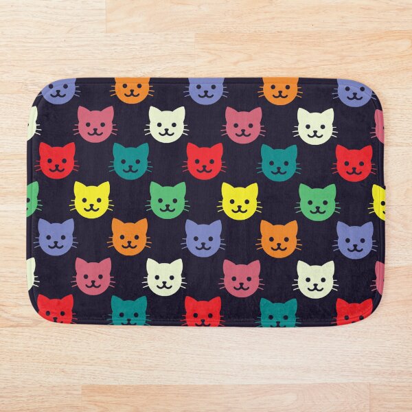 Item preview, Colorful Kitty Cat Pattern designed and sold by LightInTheDark.