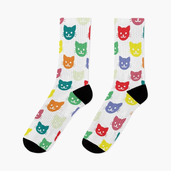 Item preview, Patrón de gato gatito colorido designed and sold by LightInTheDark.