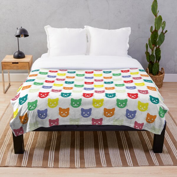 Item preview, Colorful Kitty Cat Pattern designed and sold by LightInTheDark.