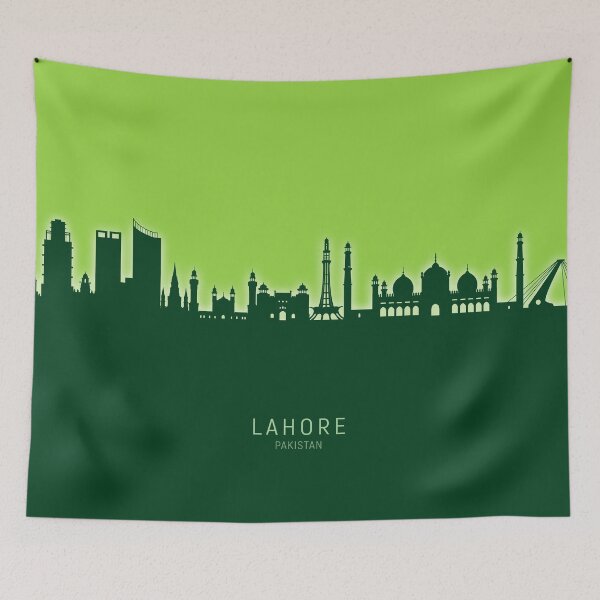 Item preview, Lahore Pakistan Skyline designed and sold by ArtPrints.
