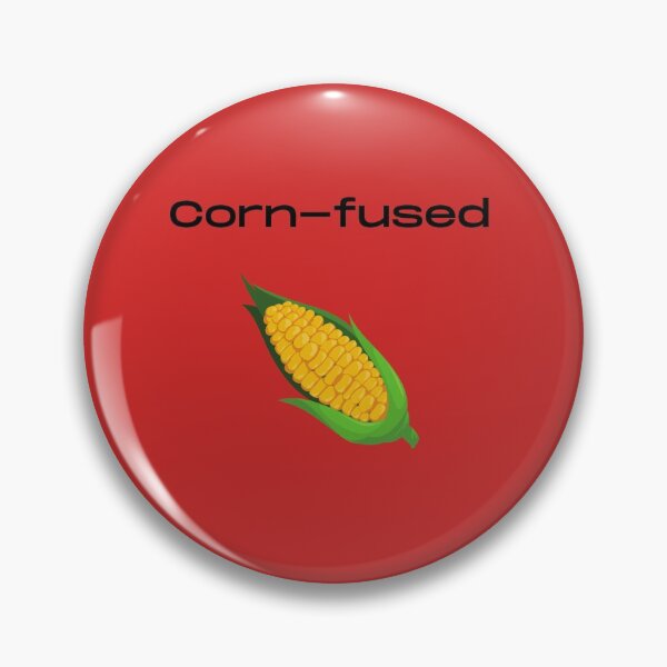 Item preview, Cornfused confused vegetable pun designed and sold by Felicity-K.
