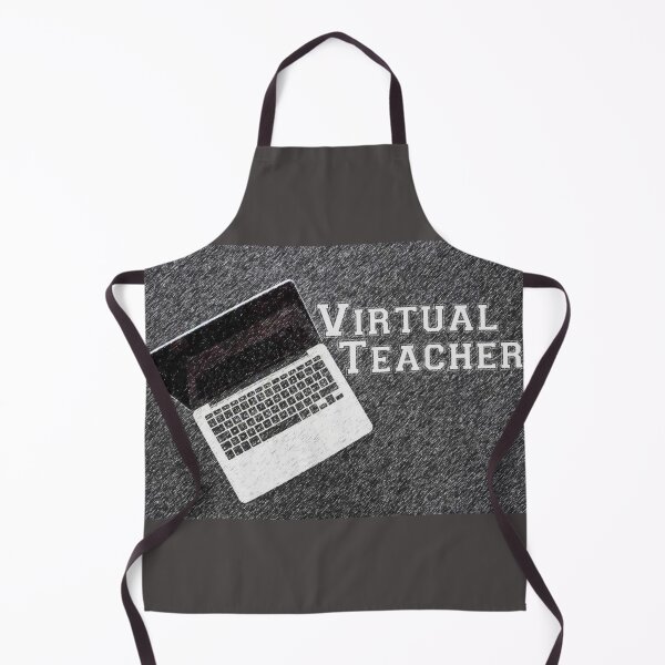 Item preview, Virtual Teacher Lap Top Charcoal Light Grey White designed and sold by Aquila Light Pictures.