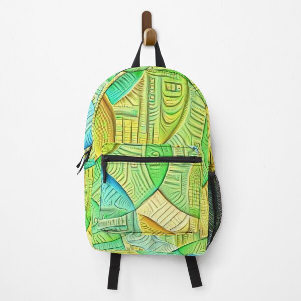 Item preview, Absract Coins Yellow Green Blue designed and sold by Shapes-Mania.