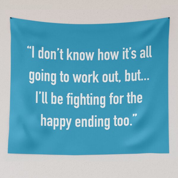 Item preview, Nightfall quote - fighting for the happy ending too designed and sold by corbrand.