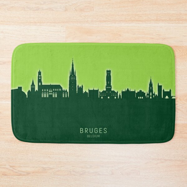 Item preview, Bruges Belgium Skyline designed and sold by ArtPrints.