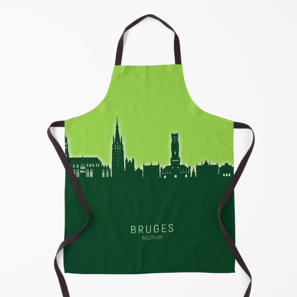 Item preview, Bruges Belgium Skyline designed and sold by ArtPrints.