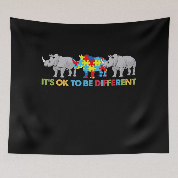Item preview, It's Ok To Be A Little Different Shirt Autism Awareness Rhino designed and sold by nangam257.
