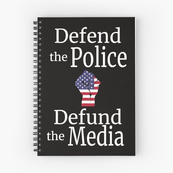 Item preview, Defend the Police Defund the Media American Flag designed and sold by Brigitte98.