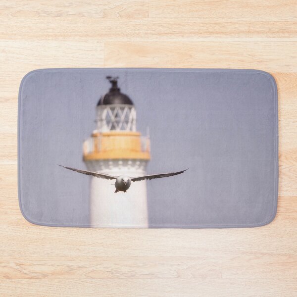 Item preview, Fulmar in flight near lighthouse  designed and sold by Alan Mackinnon.