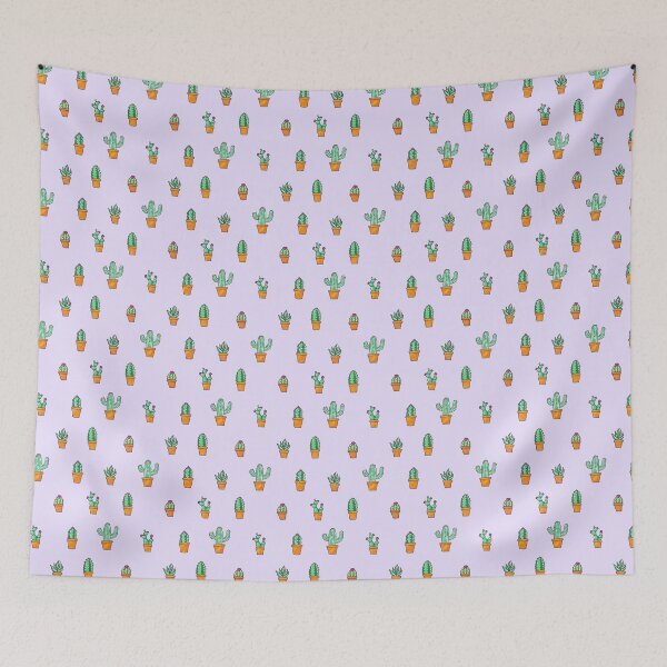 Item preview, Patrón de cactus (lila) designed and sold by Kaynicart.