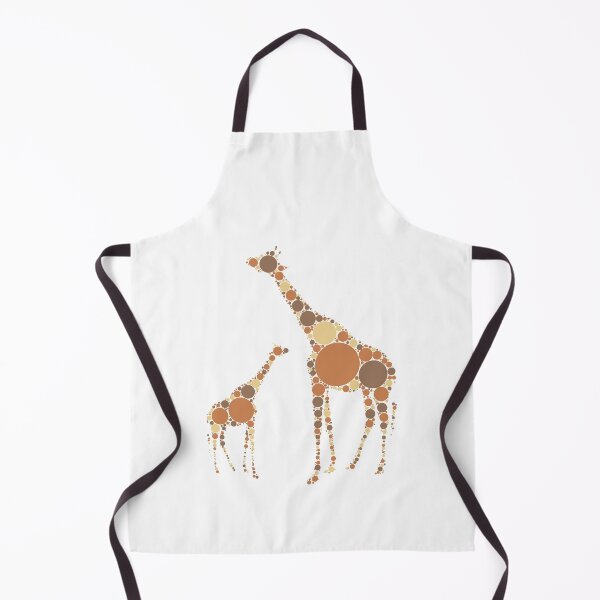 Item preview, Giraffe mother and baby circles designed and sold by GeorgeLemon.