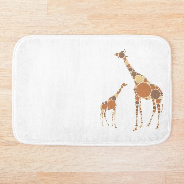 Item preview, Giraffe mother and baby circles designed and sold by GeorgeLemon.