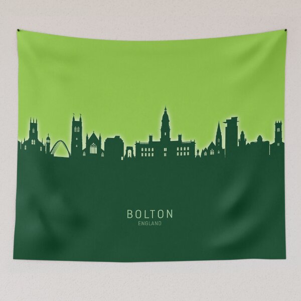 Item preview, Bolton England Skyline designed and sold by ArtPrints.