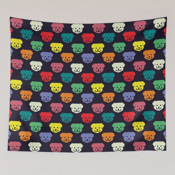 Item preview, Colorful Puppy Dog Pattern designed and sold by LightInTheDark.