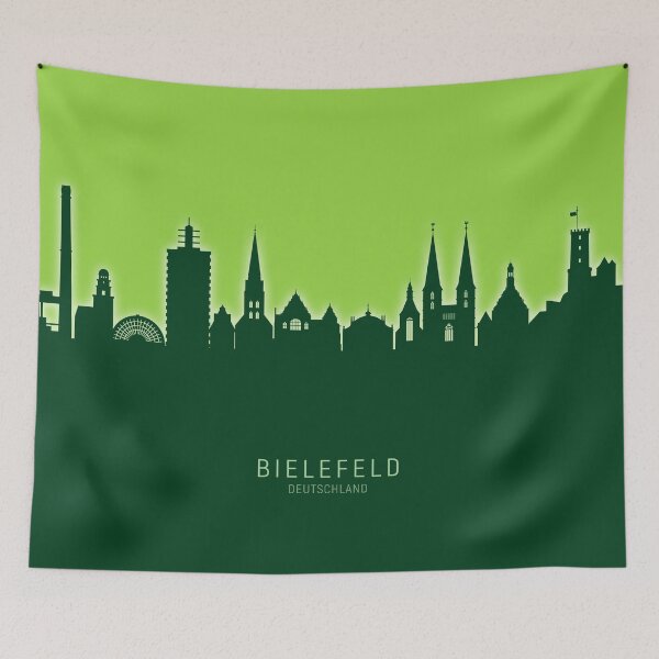 Item preview, Bielefeld Germany Skyline designed and sold by ArtPrints.