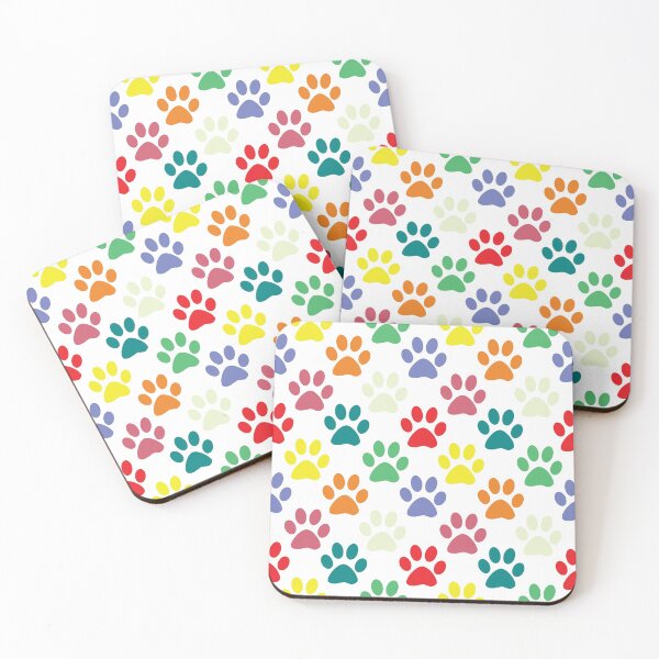 Item preview, Colorful Puppy Dog Paw Pattern designed and sold by LightInTheDark.
