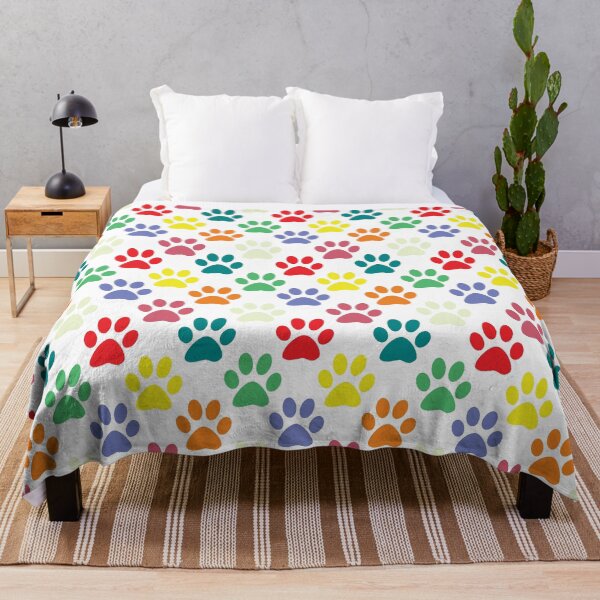 Item preview, Colorful Puppy Dog Paw Pattern designed and sold by LightInTheDark.