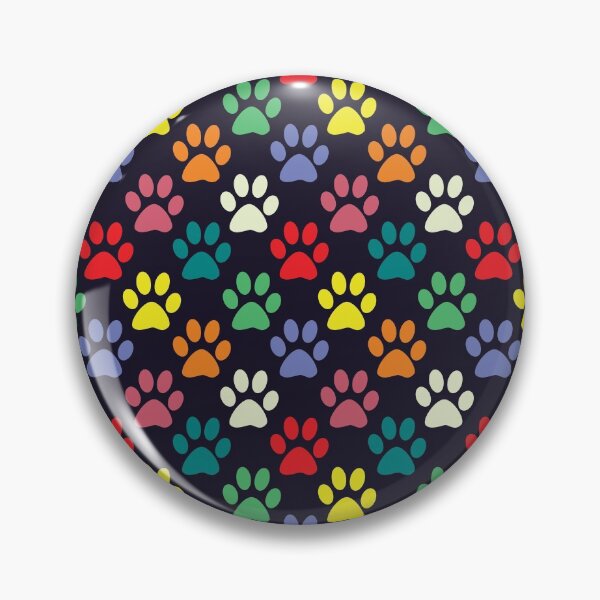 Item preview, Colorful Puppy Dog Paw Pattern designed and sold by LightInTheDark.