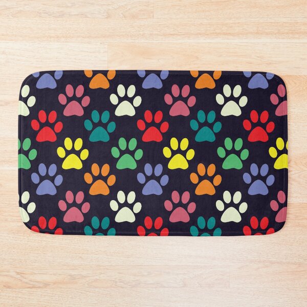 Item preview, Colorful Puppy Dog Paw Pattern designed and sold by LightInTheDark.