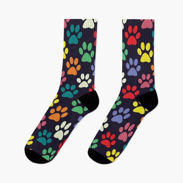 Item preview, Colorful Puppy Dog Paw Pattern designed and sold by LightInTheDark.