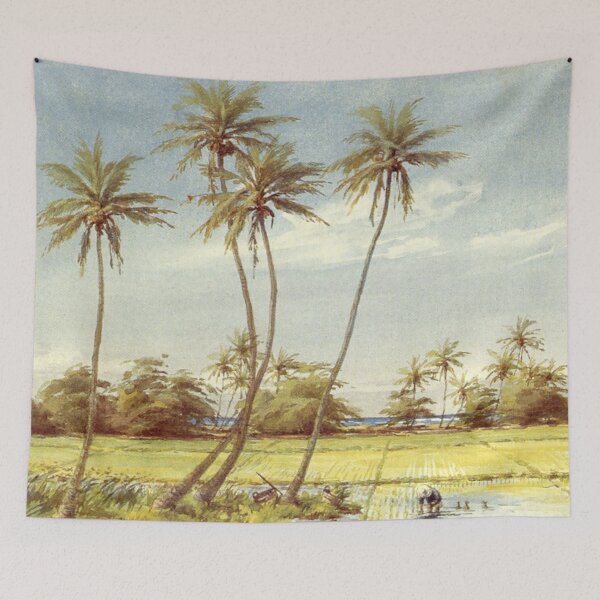 Item preview, Traditional painting of Indonesian rice farmers  designed and sold by baligaia.