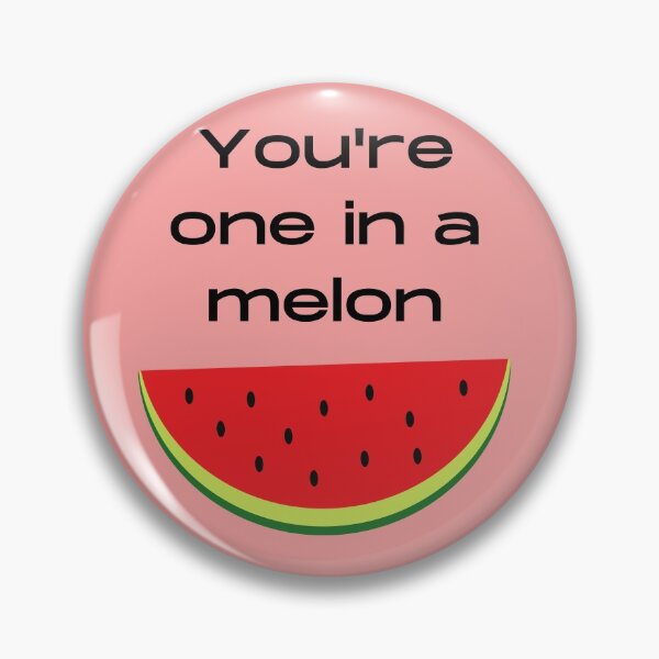 Item preview, One in a melon million fruit pun designed and sold by Felicity-K.