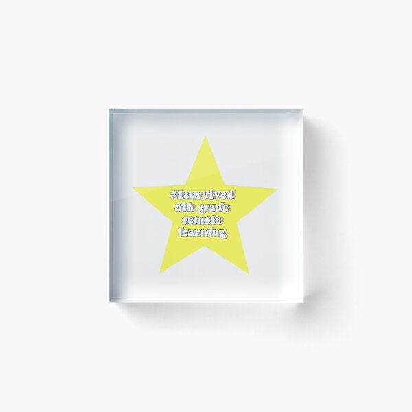 Item preview, survived 8th grade remote learning Star designed and sold by cbeaaa.