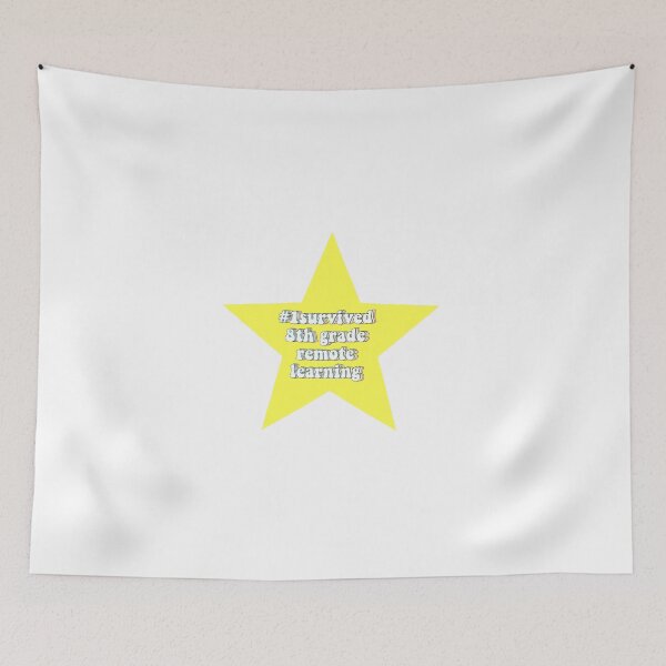 Item preview, survived 8th grade remote learning Star  designed and sold by cbeaaa.