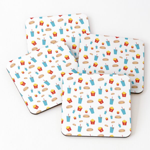 Item preview, Cheeseburger Menu Seamless Pattern designed and sold by wildgica.