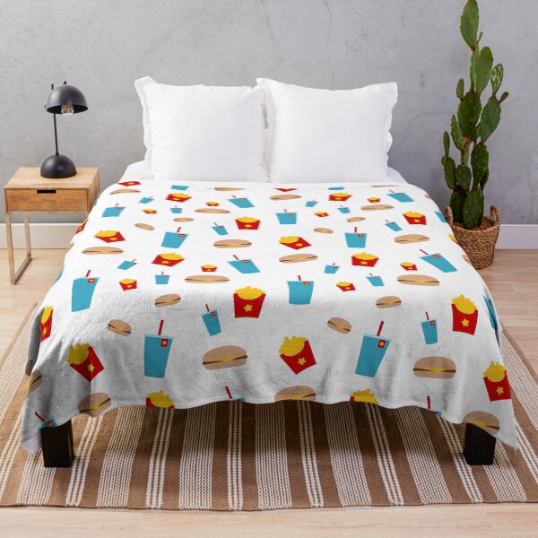 Item preview, Cheeseburger Menu Seamless Pattern designed and sold by wildgica.