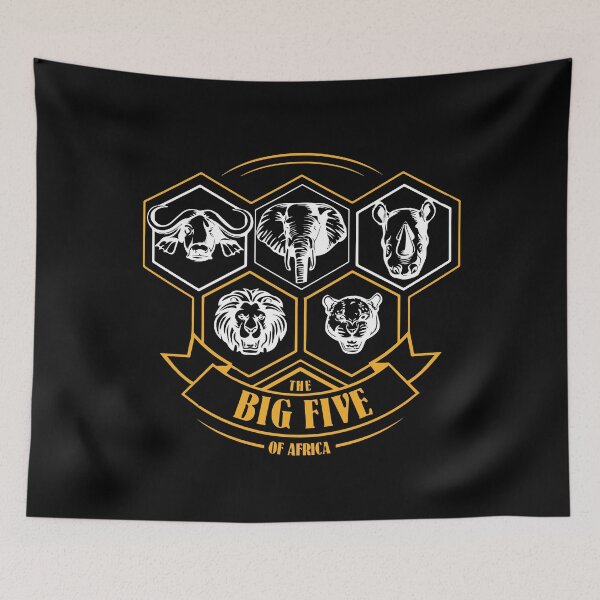 Item preview, Africa's Big Five Hall of Fame designed and sold by TeeZoneZtore.