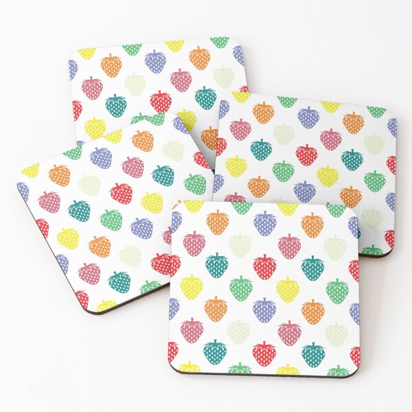 Item preview, Colorful Strawberry Fruit Pattern designed and sold by LightInTheDark.